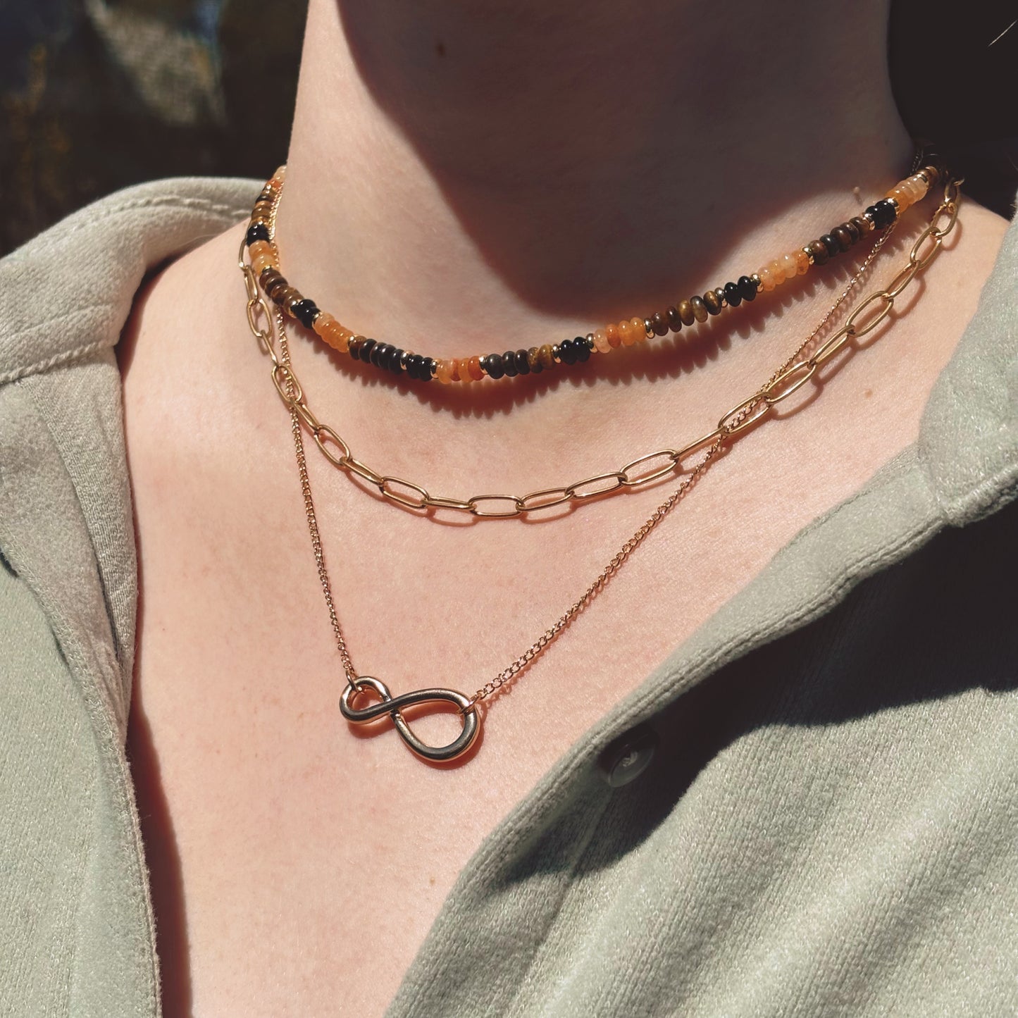 Crystal Stacking Necklace