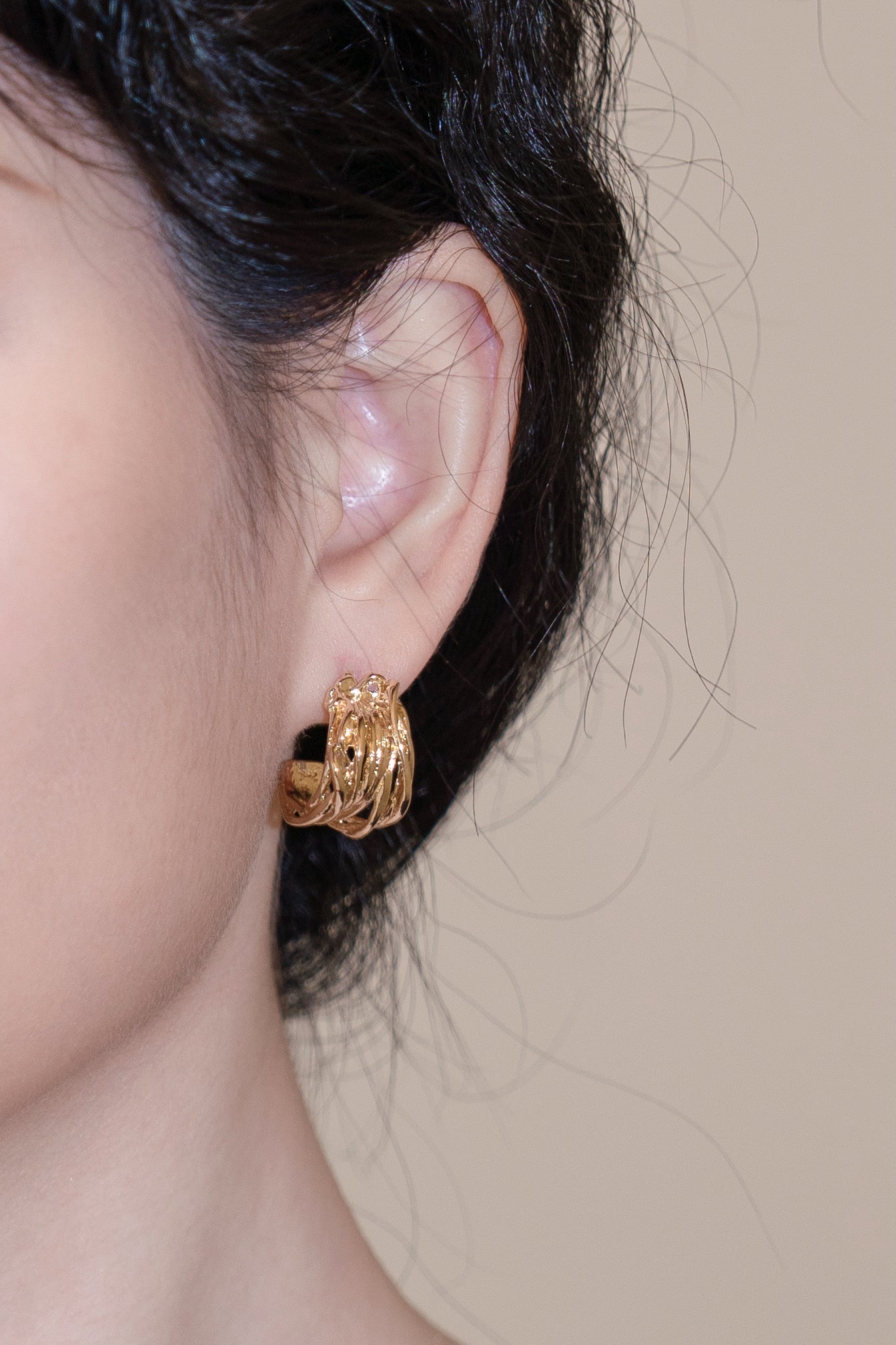 Abstract Line Earring