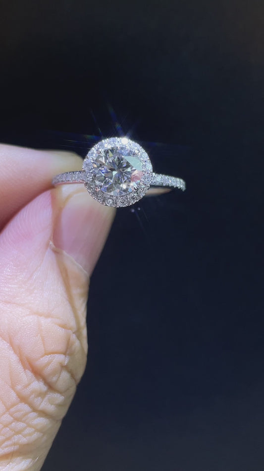 Halo Diamond Ring